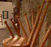 Eksponāti izstādei "Krēsls". 1987
